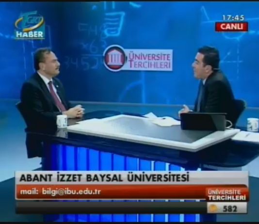 Rektör Coşkun, TGRT Haber TV’de Üniversitemizi Tanıttı