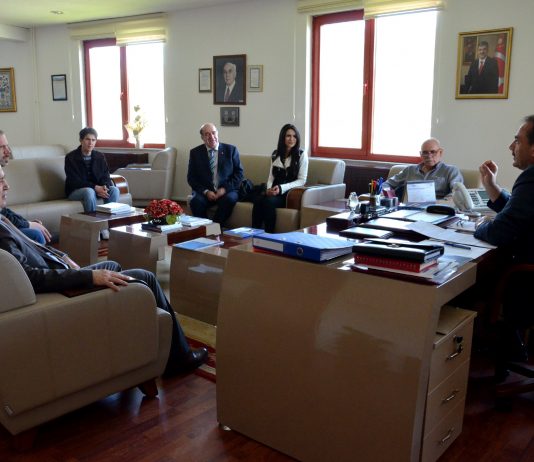 ABD’li Akademisyenler Rektör Coşkun’u Ziyaret Ettiler