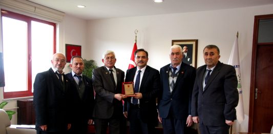 Gaziler Derneği’nden Rektör Coşkun’a Ziyaret…