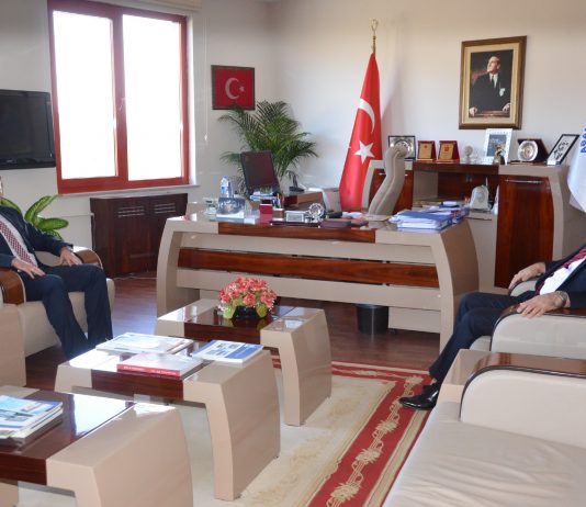 Dörtdivan Kaymakamı, Rektörümüzü Ziyaret Etti