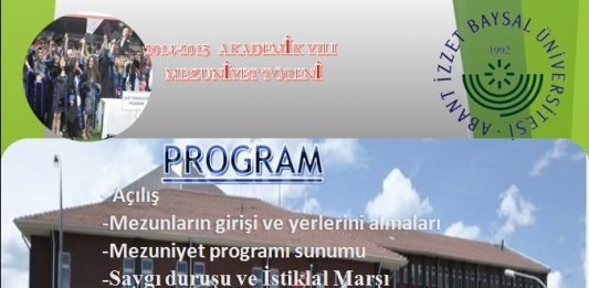 Gerede Meslek Yüksekokulu Mezuniyet Töreni