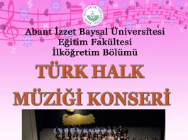 Eğitim Fakültesi İlköğretim Bölümü Türk Halk Müziği Konseri