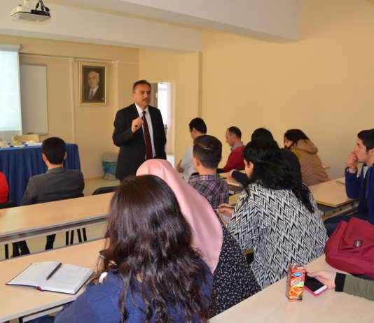 Rektör Coşkun’dan, Aşçılık ve Gastronomi Öğrencilerine Peynir ve Gastronomi Hakkında Seminer