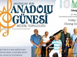 ISME 32. Dünya Konferansı’nda Anadolu Güneşi’nden 3 Konser…