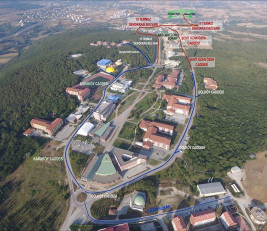 AİBÜ, Gölköy Kampüsündeki Ana Yollara 15 Temmuz ve Şehitlerimizin Anısına İsimler Verdi