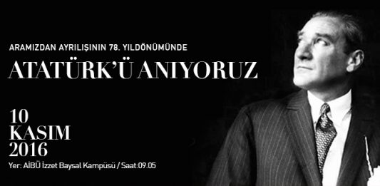 10 Kasım Atatürk’ü Anma Programı