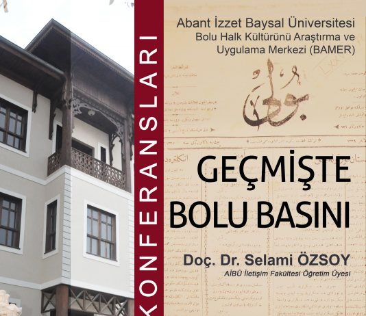 BAMER Konferansları: Geçmişte Bolu Basını