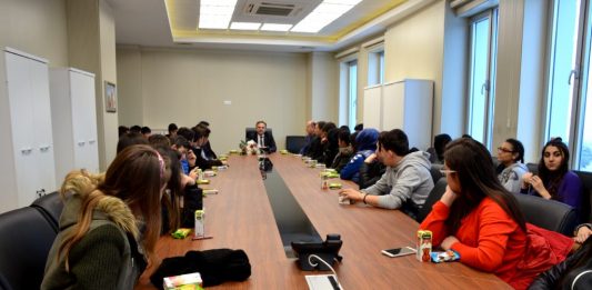 Bolu Özel Nisan Okulları Öğrencilerinden Rektör Coşkun’a Ziyaret…