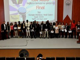 AİBÜ ISA’dan İngilizce Konuşma Yarışması…