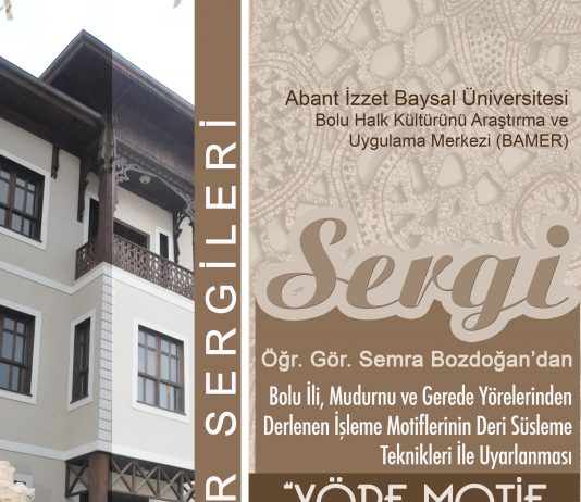 BAMER Sergileri: “Yöre-Motif-Deri”