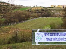 AİBÜ, 15 Temmuz Şehitlerimiz için Ceviz Ormanı Oluşturuyor