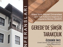 BAMER Konferansları: “Gerede’de Şimşir Tarakçılık”