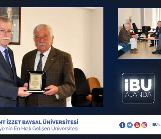 Rektör Alişarlı’dan Mustafa Namdar’a Teşekkür Plaketi…