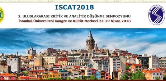 2. Uluslararası Kritik ve Analitik Düşünme Sempozyumu ISCAT 2018