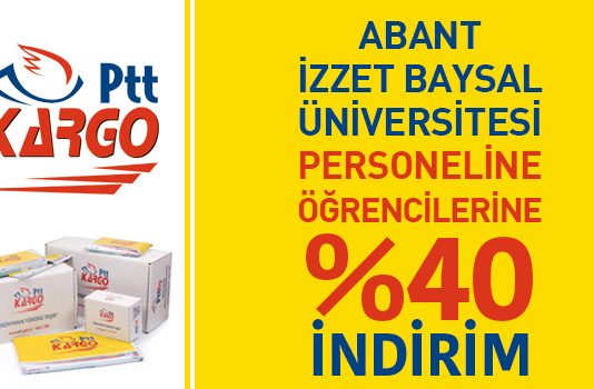 Üniversitemiz ve PTT Arasında İmzalanan İndirimli Kargo Sözleşmesi Hakkında Duyuru