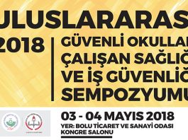 1.Uluslararası Güvenli Okullar Çalışan Sağlığı ve İş Güvenliği Sempozyumu