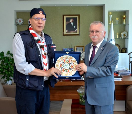 Türkiye İzcilik Federasyonu’ndan Rektör Alişarlı’ya Ziyaret…