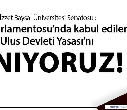 BAİBÜ Senatosu, Yedi Dilde Yayınladığı Mesajla İsrail’i Kınadı.