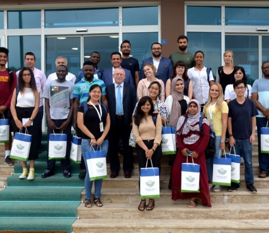 2018 Türkçe Yaz Okulu’nun Misafir Öğrencileri, Rektör Alişarlı’yı Ziyaret Etti