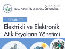 Elektrikli ve Elektronik Atık Eşyaların Yönetimi / Seminer