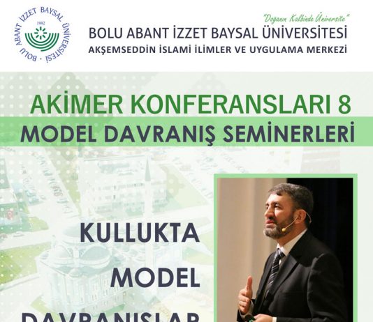 AKİMER Konferansları / Kullukta Model Davranışlar