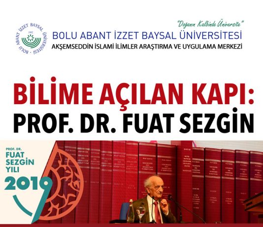 Bilime Açılan Kapı: Prof. Dr. Fuat Sezgin / AKİMER-Panel