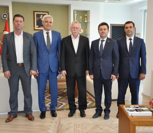 Türkiye Cimnastik Federasyonu Başkanı Suat Çelen’den Rektör Alişarlı’ya Ziyaret