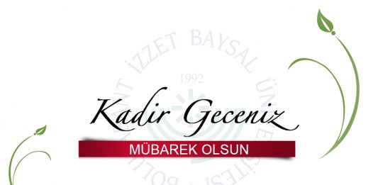 Kadir Gecesi Tebrik Mesajı