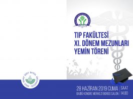 BAİBÜ 2018-2019 Tıp Fakültesi 11. Dönem Mezuniyet Töreni