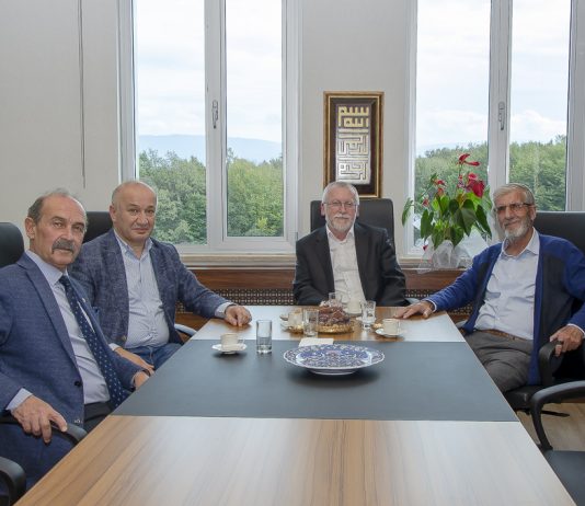 Çarıkçı, Özçelik ve Demirel’den Rektör Alişarlı’ya Ziyaret