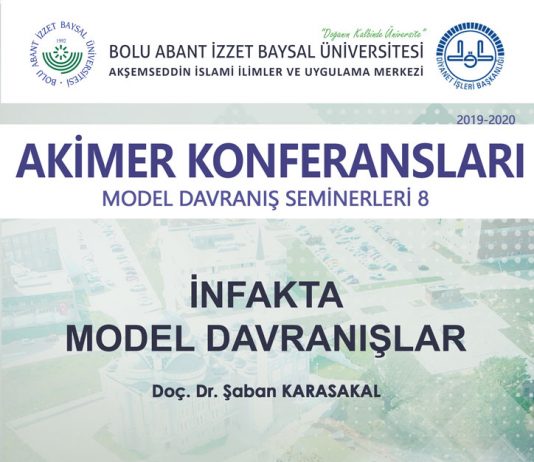 AKİMER Model Davranış Seminerleri / İnfakta Model Davranışlar / Konferans