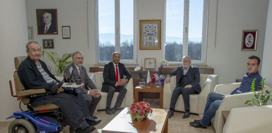 Bolu Fiziksel Engelliler Derneği’nden Rektör Alişarlı’ya Ziyaret