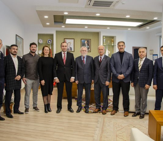 Türkiye Üniversite Sporları Federasyonu, Rektör Alişarlı’yı Ziyaret Etti