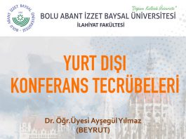 Yurtdışı Konferans Tecrübeleri-Söyleşi