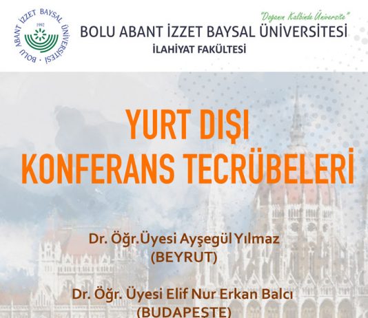 Yurtdışı Konferans Tecrübeleri-Söyleşi