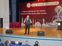 İhsan Fazlıoğlu Hoca ile Bolu Maarif Söyleşileri BAİBÜ’de Başladı