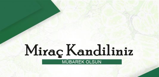 Miraç Kandili Tebrik Mesajı