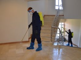 BAİBÜ Sosyal Tesislerinde Kapsamlı Dezenfeksiyon Yapıldı