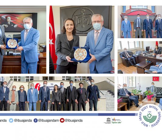 Rektör Alişarlı ve Başsavcı Bektaş, Gerede Kaymakamı Ayhan ve Başsavcı Yazgan Yavuz’u Ziyaret Etti