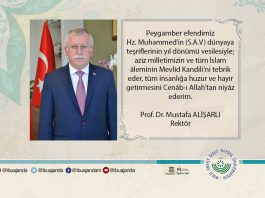 Mevlid Kandili Mesajı