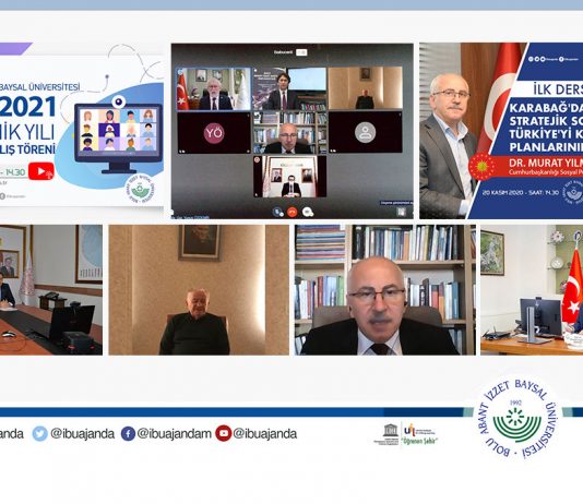 BAİBÜ 2020-2021 Akademik Yılı Açılış Töreni Çevirimiçi Yapıldı