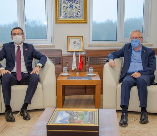 Süleyman Bakan’dan Rektör Alişarlı’ya Ziyaret