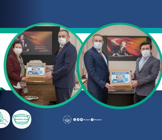 BAİBÜ’den KYK Öğrenci Yurtlarına Dezenfektan ve Maske