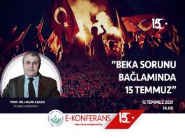 “Beka Sorunu Bağlamında 15 Temmuz” Çevrimiçi Konferans Düzenlendi