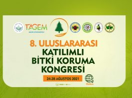 8.Uluslararası Katılımlı Bitki Koruma Kongresi / 24-28 Ağustos 2021