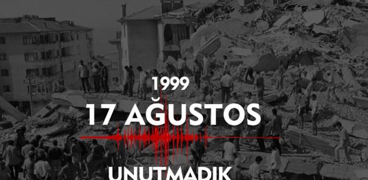 17 Ağustos 1999 Marmara Depremi Yıl Dönümü Mesajı