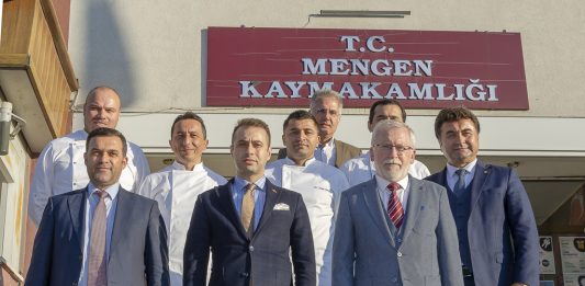 Rektör Alişarlı, Mengen Kaymakamı Ergün’ü Ziyaret Etti