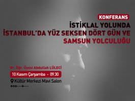 10 Kasım Mustafa Kemal Atatürk’ü Anma Programı