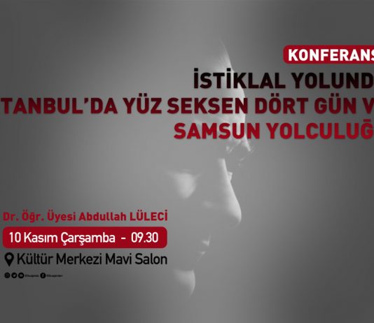10 Kasım Mustafa Kemal Atatürk’ü Anma Programı