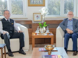 Bolu İl Jandarma Komutanı J. Kd. Alb. Saygılı’dan Rektör Alişarlı’ya Ziyaret